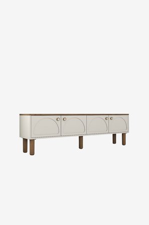 Hanah Home - Tv Enhet Bohem - Hvit - TV-benker & mediebenker - Fra Homeroom