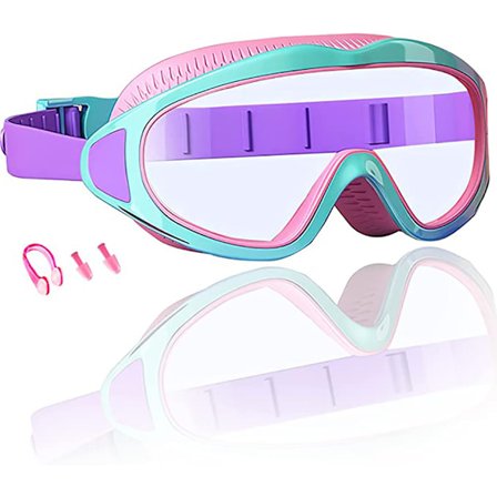 Barnens dykglasögon, anti-imlins, 180° panorama barn simglasögon