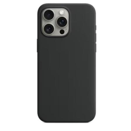 Riff Slim & Soft silikon bakskal till Apple iPhone 15 Pro Max mörkgrå