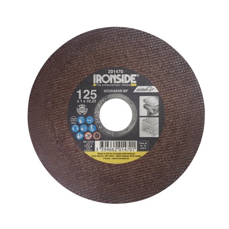 Ironside Ultracut Kapskiva 125 cm 125x1,0x22 mm, Maskintillbehör & förbrukning