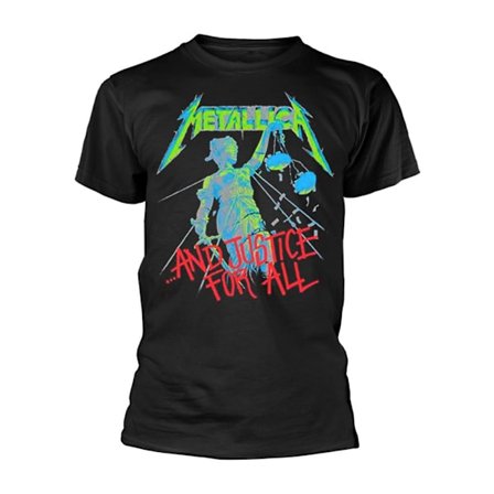Metallica Unisex Adult And Justice For All Back Print T-Shirt M