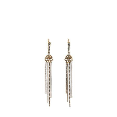 Alexander McQueen Earrings Gul, Dame Øreringe, Størrelse: ONE Size