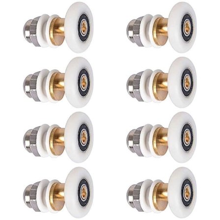 8pcs Shower Door - Roller Caster Wheel For Shower Door Sliding Rollers Door Roller Replacement Wheel 27mm
