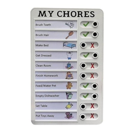 Multifunktionel Memo Tjekliste To Do Liste Blok 12,7x20,3 cm Justerbar Hvid