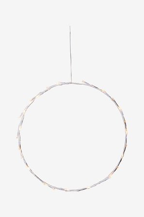 Jotex - Crispy Seppele 35cm Valkoinen - Osta Joulun koristevalot Jotex