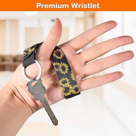 20 delar neopren armband nyckelring för kvinnor flickor