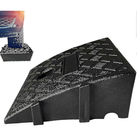 Bilramp för trottoarkanter, kraftiga PVC-ramper för uppfart - Trottoarkantsramper för husbil, lastbil, skjulramper, husdjur - xindaren