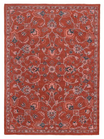 Ariana Tappeto - Rosso/Blu 200X300 Lana