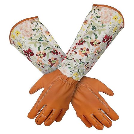 Havehandsker til kvinder, tornebeskyttende beskæringshandsker med ekstra lang underarmsbeskyttelse, rosebeskæring punkteringsresistente - yujia-yujia