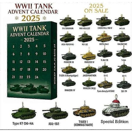 WWII TANK Adventskalender Blind Box-HD (Fww)