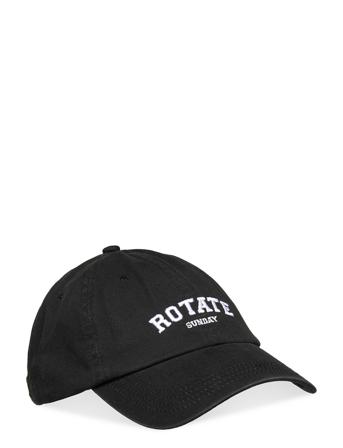 Cap Classic Logo Accessories Headwear Caps Sort ROTATE Birger Christensen
