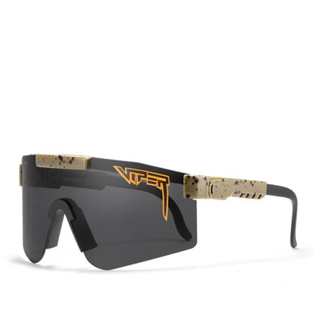 Store Solbriller med Farverigt Fuldt Ansigt Ægte Film Polariseret Solbriller Sikker Og Cool