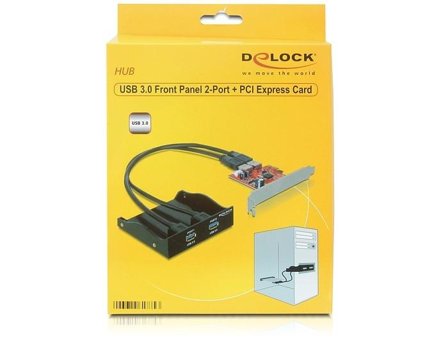 Delock USB 3.0 Front Panel - USB-adapter - PCIe - USB 3.0 x 2