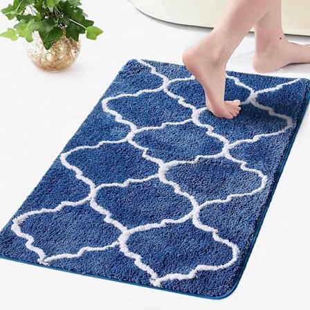 Badrumsmatta Halkfri Badrumsmatta Tvättbar Badrumsmatta Mjuk Mikrofiber Duschmatta Dörrmatta Dekorativ Matta Marocko Badrumsmatta Badrum