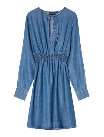 Lexington Clothing Lyocell Denim Dress - Blue - L
