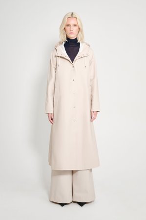 Mosebacke Long Raincoat Light Sand