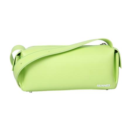 Sunnei, Logo shoulder bag Groen, Dames, Maat:ONE Size