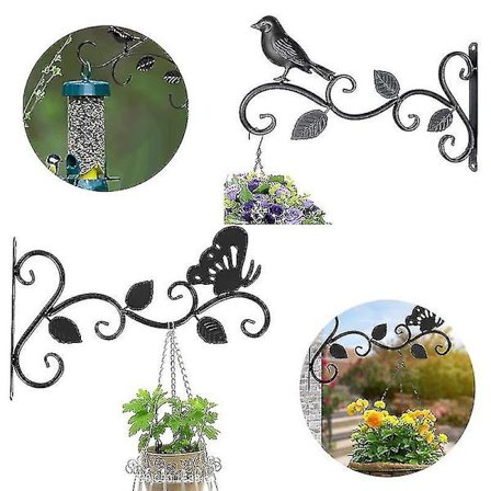 Sl Plantehængende beslag Vægplantebøjler Hængende metalplantekroge Planter Beslag Plantebøjler Plantekurvhænger