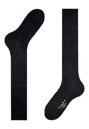 Falke Airport Knee-high Socks Strumpor Herr Svart 39/40