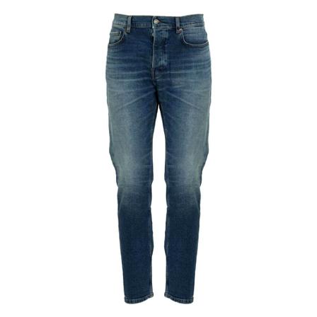 Haikure, Tokyo Slim MID Blue Denim Blauw, Heren, Maat:W34