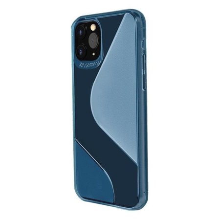S-Case Joustava kansi TPU asia Huawei P40 Lite E sininen