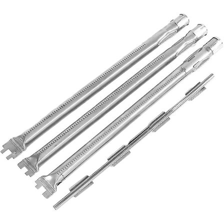 Bbq Gassgrill Erstatnings Rørbrenner Kit, 46cm Rustfritt Stål Brenner 69787 For Weber Spirit 300-serien Grill Reservedeler (DPD)