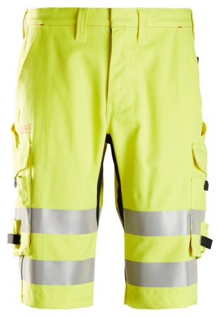 Snickers Workwear 6160-6600 Shorts varsel, gul 56, Klær