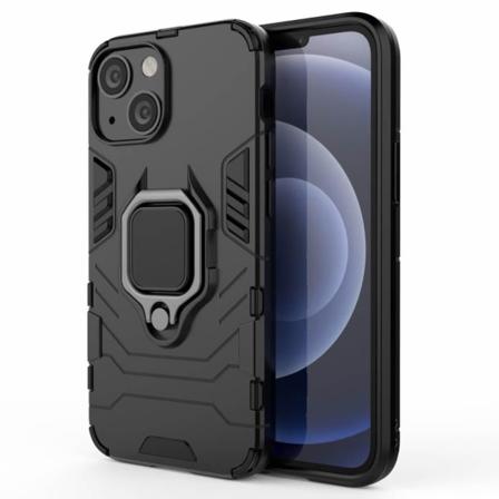 Renkaanpidike matkapuhelinkotelo Apple iPhone 13 - Musta Black