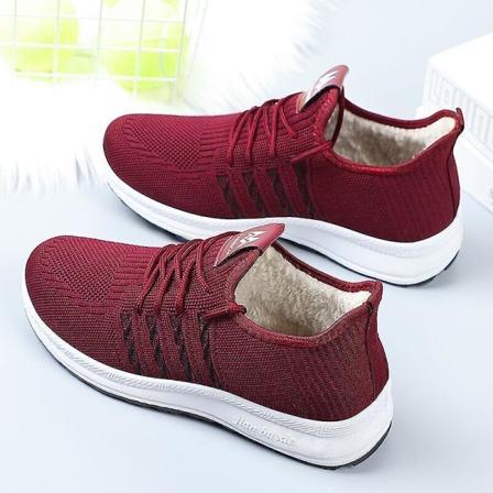 Winter Warm- Kort plysch, Sneakers Skor 40