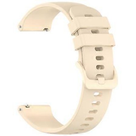 Kompatibelt silikonarmband för Garmin vivoactive 5, 20 mm, snabbkoppling, ersättningsarmband (Ljusgul)