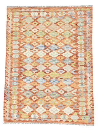 Kilim Afghan Old Style Rug Hand Woven 150X202 Afghanistan