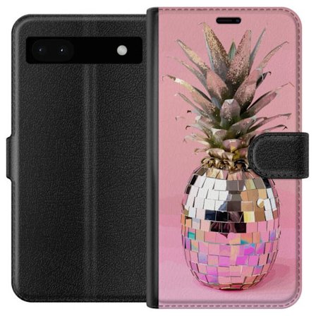 Kompatibelt Plånboksfodral till Google Google Pixel 6a Disco Ananas