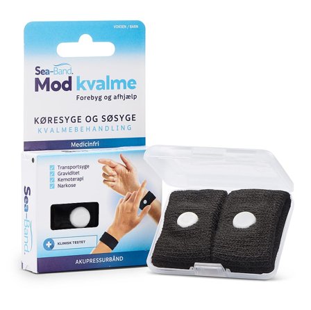 Seaband Akupressurarmbånd 2 stk, Tøj & Bolig, Mave & Tarm, Transportsyge