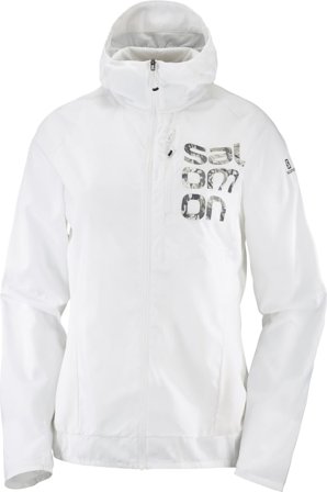 Salomon Women's Bonatti Cross Wind Women unlined workout jackets White L