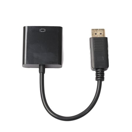 DisplayPort DP hann til VGA hunn videokonverterkabeladapter PC bærbar PC TV