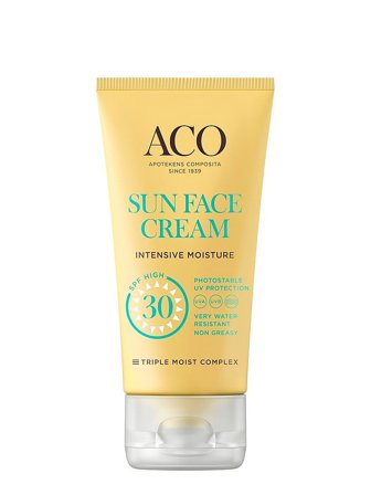 ACO Sun Face Cream SPF 30 50 ml, Skincare, Solcreme, Solcreme Til Ansigtet