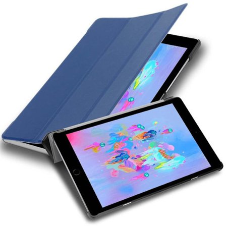 Etui för Apple iPad PRO (9.7 tum) Fodral i MÖRKBLEU JERSEY Tablet Fodral Skydd Auto Wake Up Plånbok