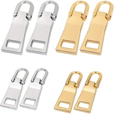 Lynlås Træk Udskiftning, metal Lynlås Håndtag Reparationssæt Lynlås Fane Reparation Til Bagage Kuffert Taske, Rygsæk, Jakke Tasker, Frakke Støvler (