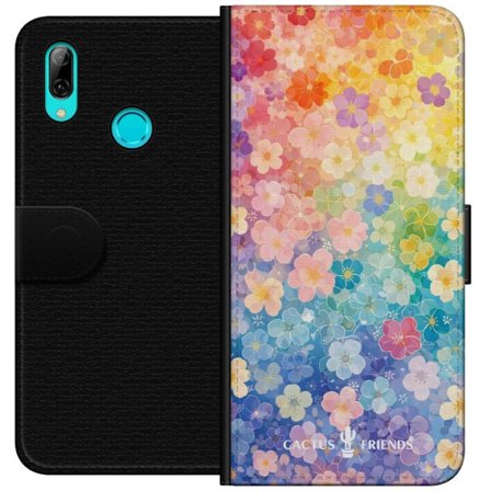 Kompatibelt Plånboksfodral till Huawei Huawei P smart 2019 Cactus and Friends – RainbowBloom