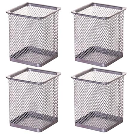 4 stk. pennestativ, nettpennholder, slitesterk metallpennholder