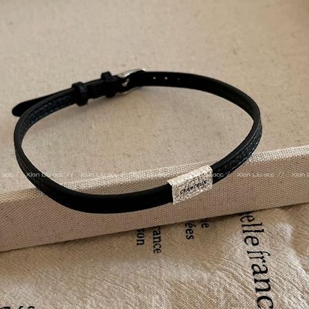 Personligt graffitihalsband choker för kvinnor, halsband, halskedja, nattklubb, kryddig tjej, ren lust, nyckelbenkedja, bältespänne, halsband