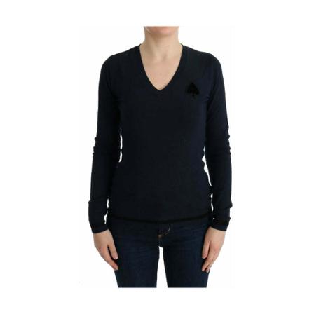 Costume National V-neck Strik Sort, Dame Striktrøjer