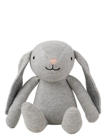 Teddykompaniet | Teddy Baby, Organic Rabbit, Knitted | 20 cm