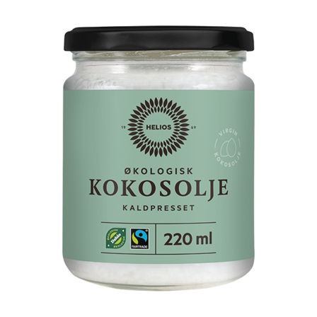 Helios Kokosolje Kaldpresset, 220 ml