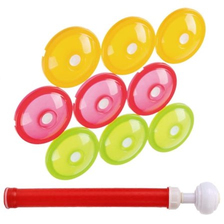 1 Sarja Irrotettava BPA-vapaa purkin sulkija pumpulla, tiivis lasipurkin tyhjiösulkija ruokailutilaan