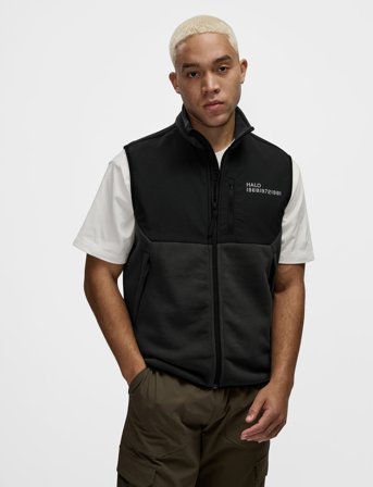 HALO Halo Blocked Fleece Vest - Black - XXL
