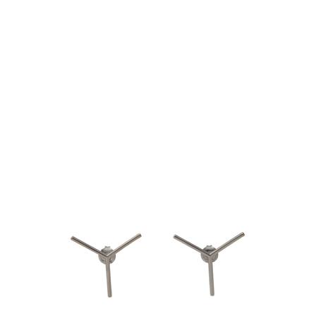 Y/Project, Earrings Grijs, Dames, Maat:ONE Size