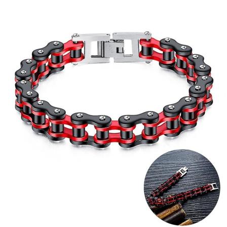 Perfekt motorcykelkedja för män Modearmband Motorcykel i rostfritt stål - Perfet