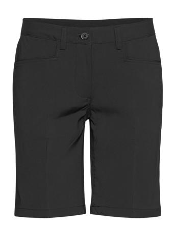 Lds Cleek Stretch Shorts 46Cm Shorts Sport Shorts Svart Abacus