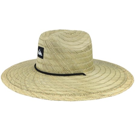 Quiksilver - Noir straw Chapeau - Pierside Natural Hat Straw Hat @ Hatstore